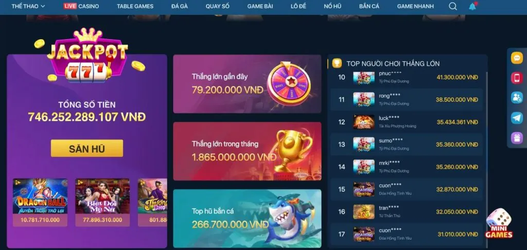 Minh họa độ biến động cao và thấp trong slots 3win